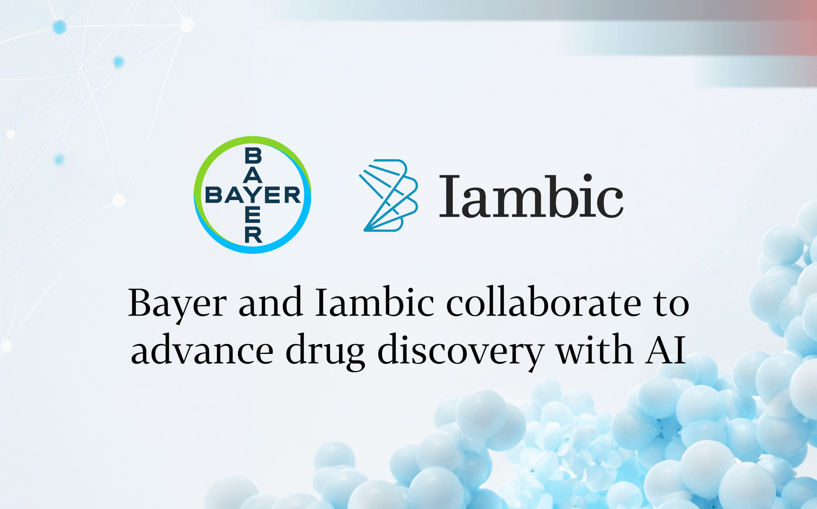 Bayer and Iambic collaborate to advance drug discovery with AI